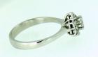 Anello a Fiore di Diamanti taglio Brillanti ct.0.36  cod. 3901 TR 